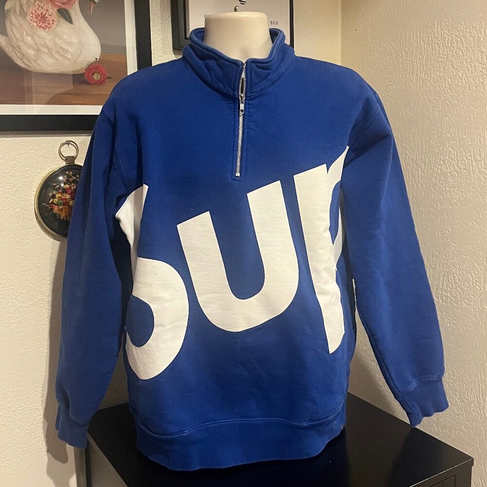 Supreme Quarter Zip – Royal Blue (Size XL)